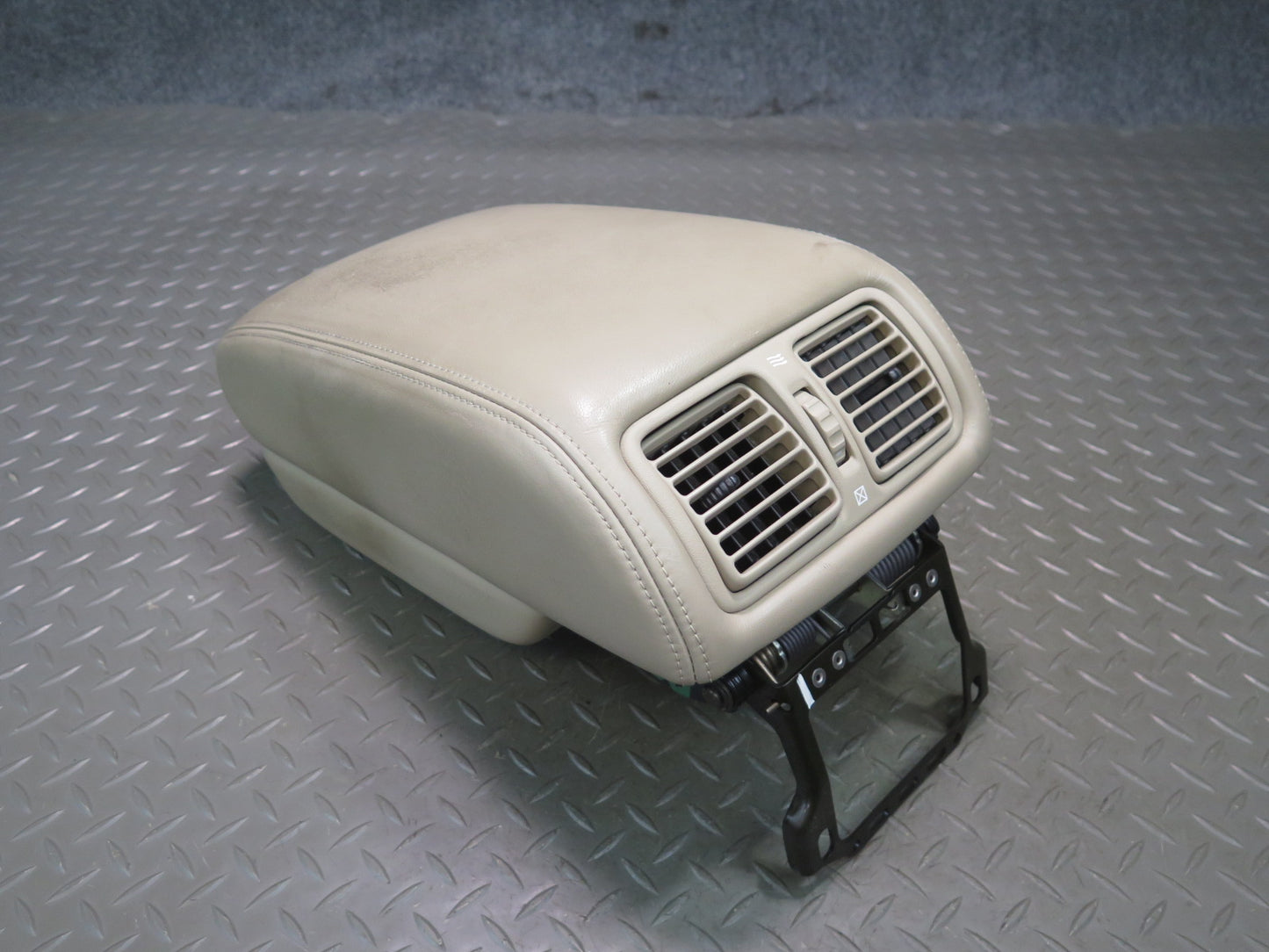 98-00 Lexus UCF20L LS400 Center Console Leather Armrest Lid Storage Ivory OEM