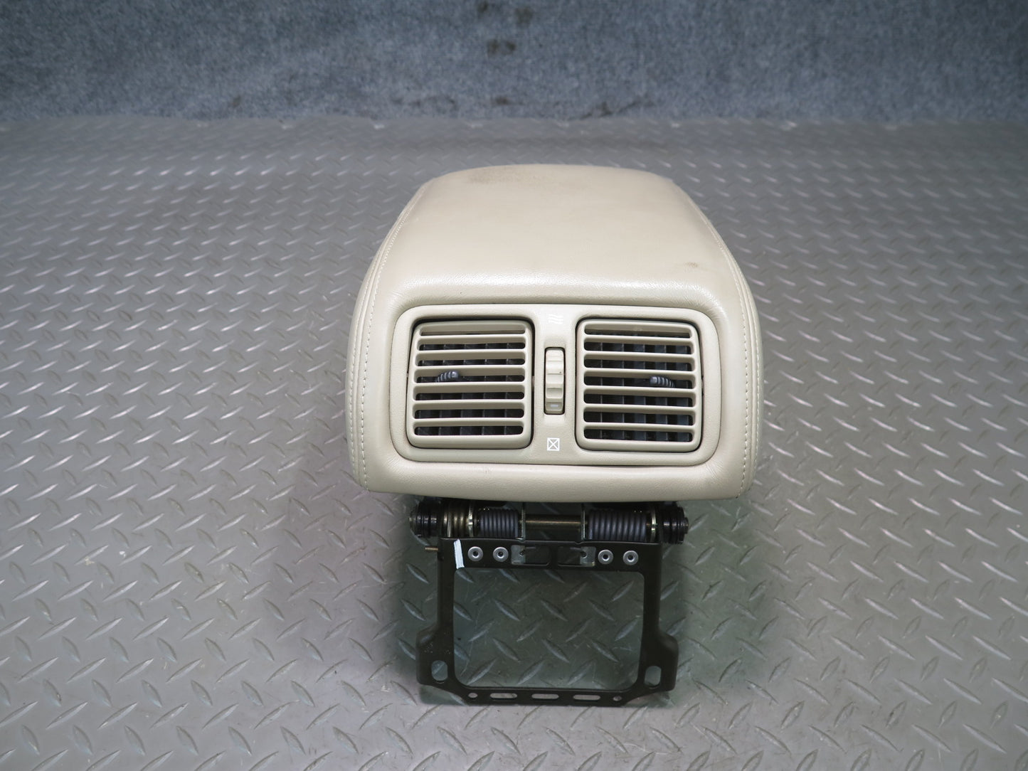 98-00 Lexus UCF20L LS400 Center Console Leather Armrest Lid Storage Ivory OEM