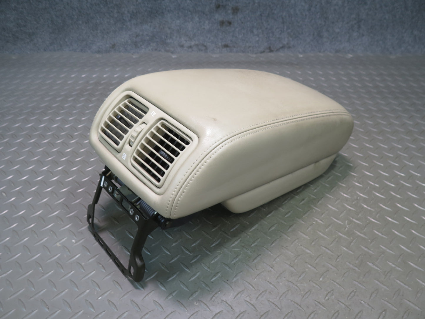 98-00 Lexus UCF20L LS400 Center Console Leather Armrest Lid Storage Ivory OEM