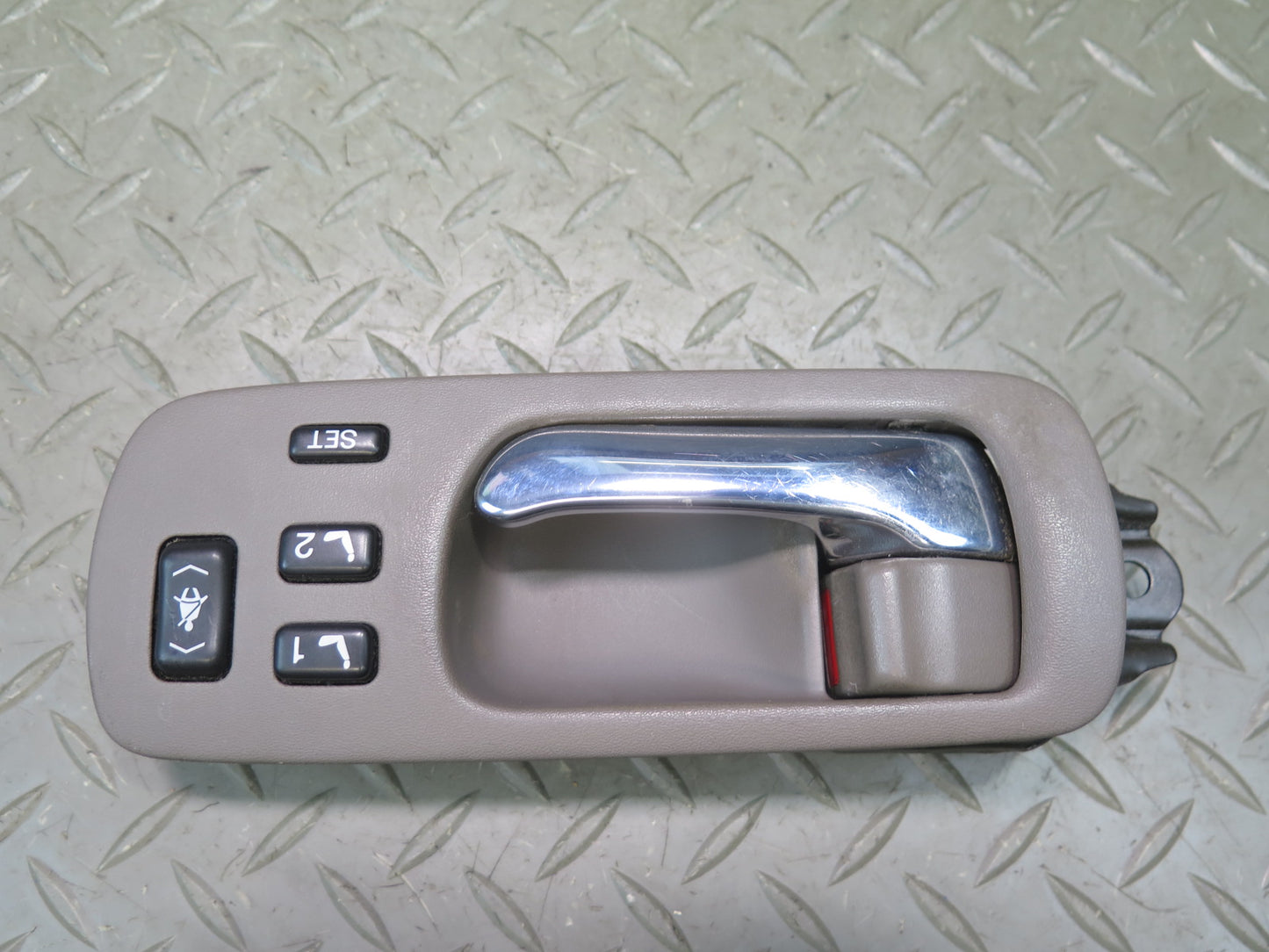 95-00 Lexus UCF20L LS400 Set of 4 Interior Door Handle w Trim & Switch Brown OEM