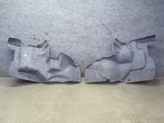 96-99 BMW E36 328iC Convertible Set of 2 Rear Trunk Carpet Liner Trim Panel OEM