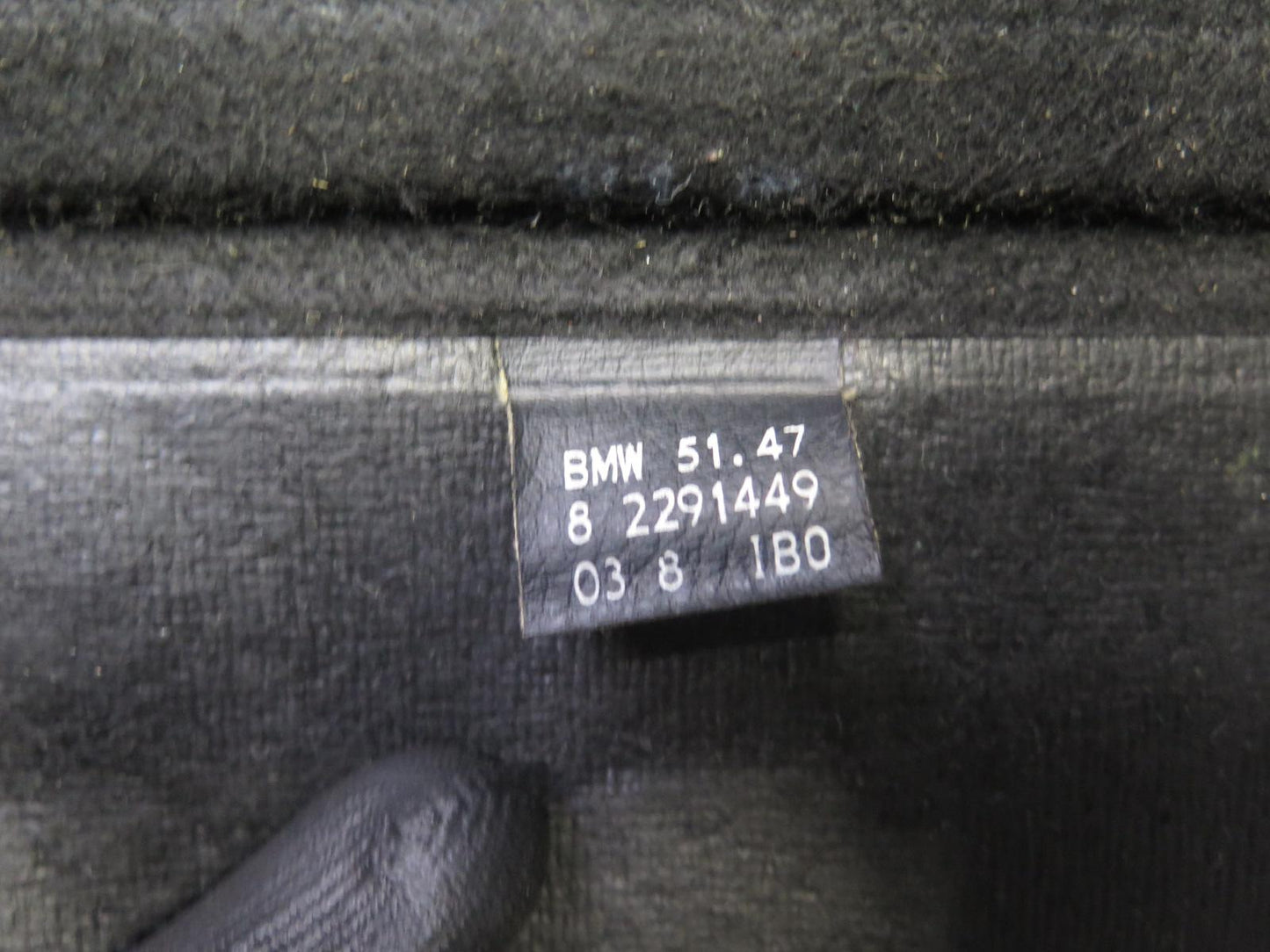 94-99 BMW E36 325iC 328iC Convertible Rear Trunk Floor MAT Carpet Cover OEM