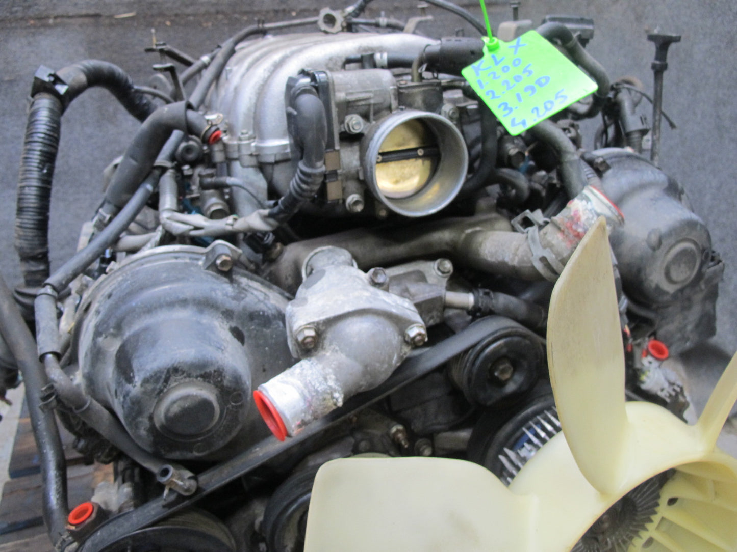 2003 Lexus UZJ100L LX470 4.7L V8 2UZFE Complete Engine Motor VIN T 5th Digit