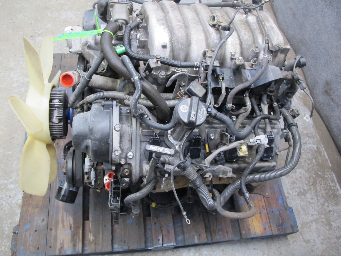 2003 Lexus UZJ100L LX470 4.7L V8 2UZFE Complete Engine Motor VIN T 5th Digit