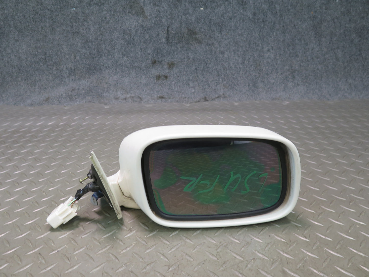 98-00 Lexus UCF20L LS400 Right Door Exterior Side View Heated Mirror White OEM