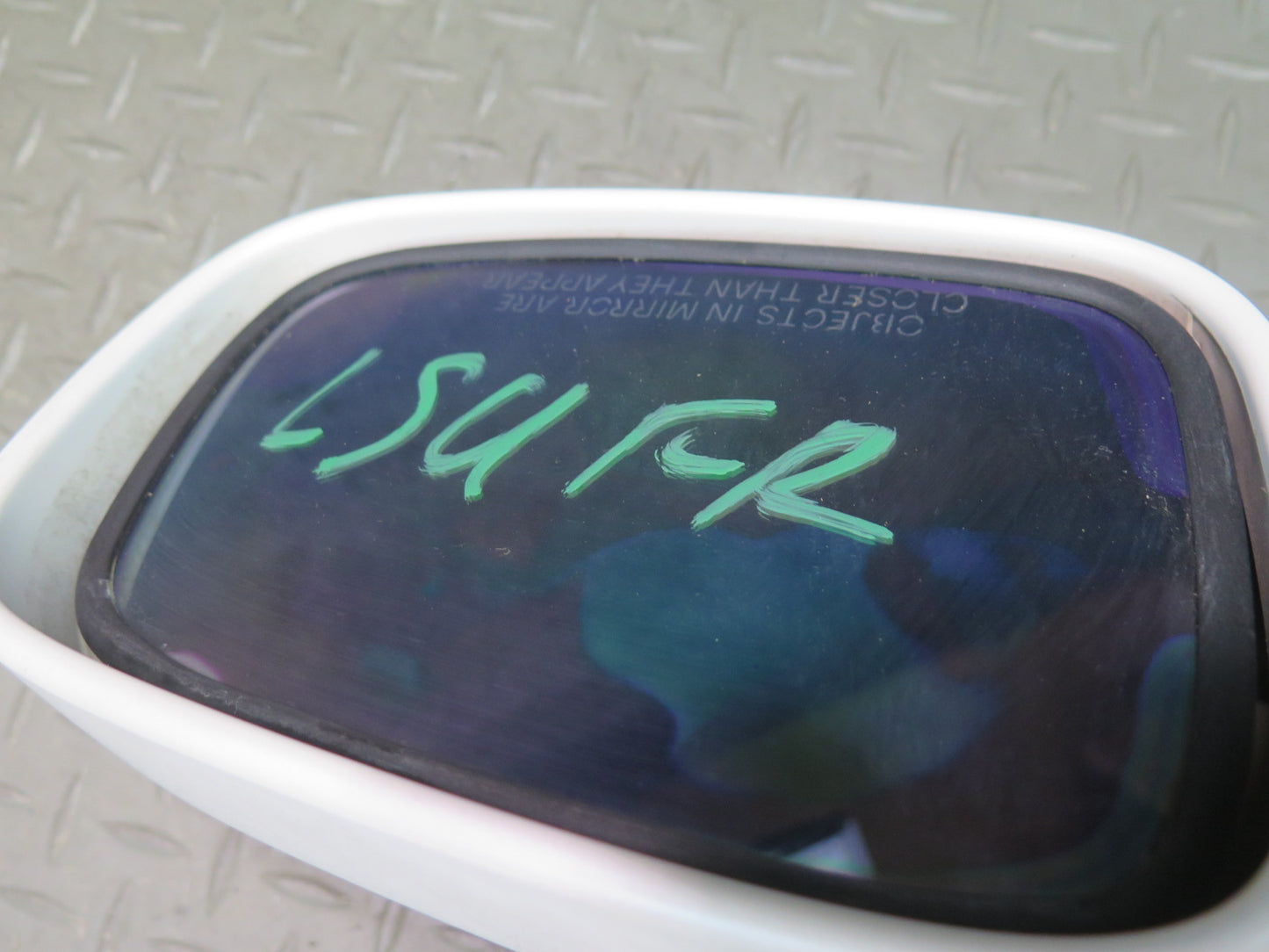 98-00 Lexus UCF20L LS400 Right Door Exterior Side View Heated Mirror White OEM