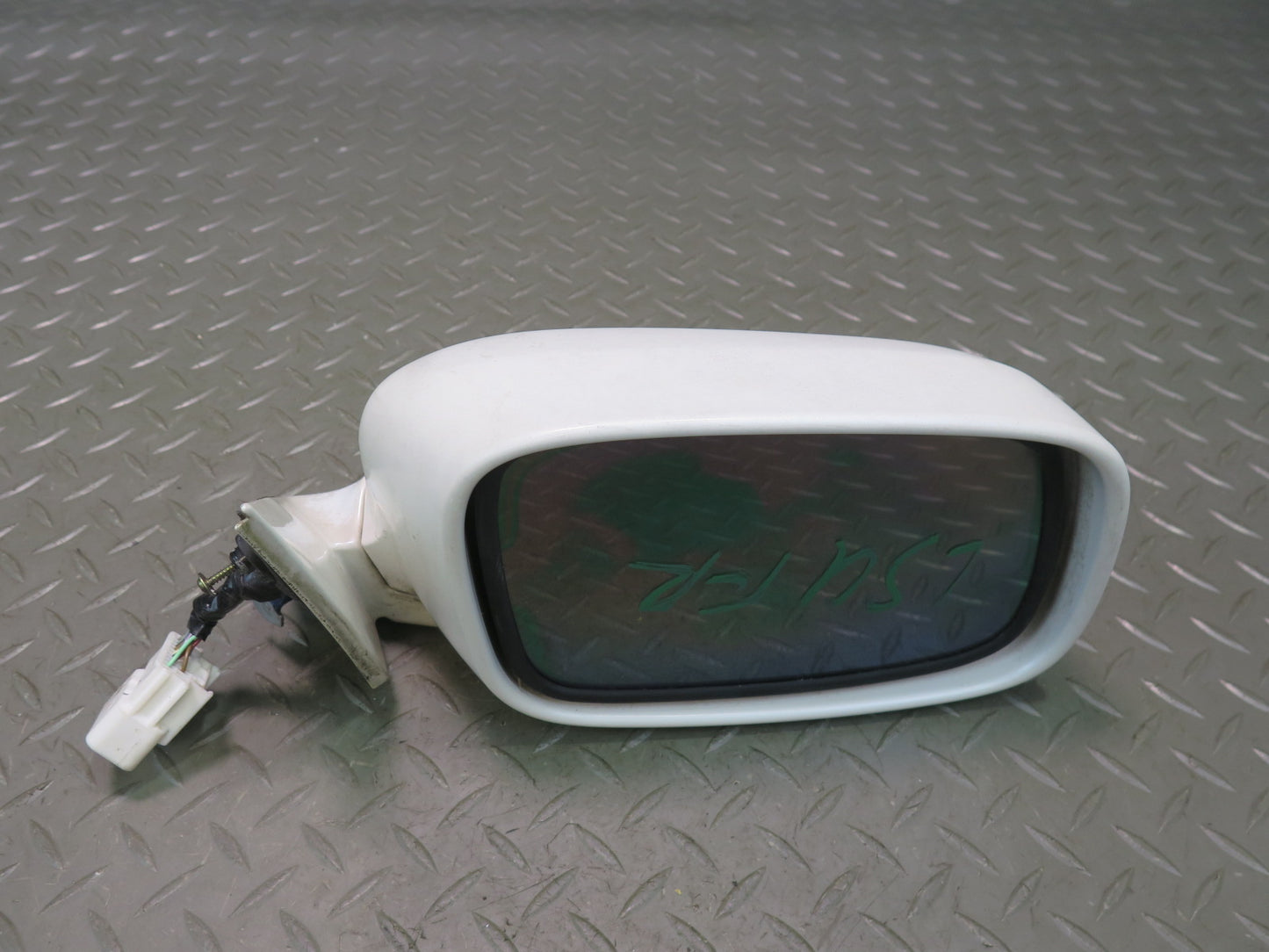 98-00 Lexus UCF20L LS400 Right Door Exterior Side View Heated Mirror White OEM