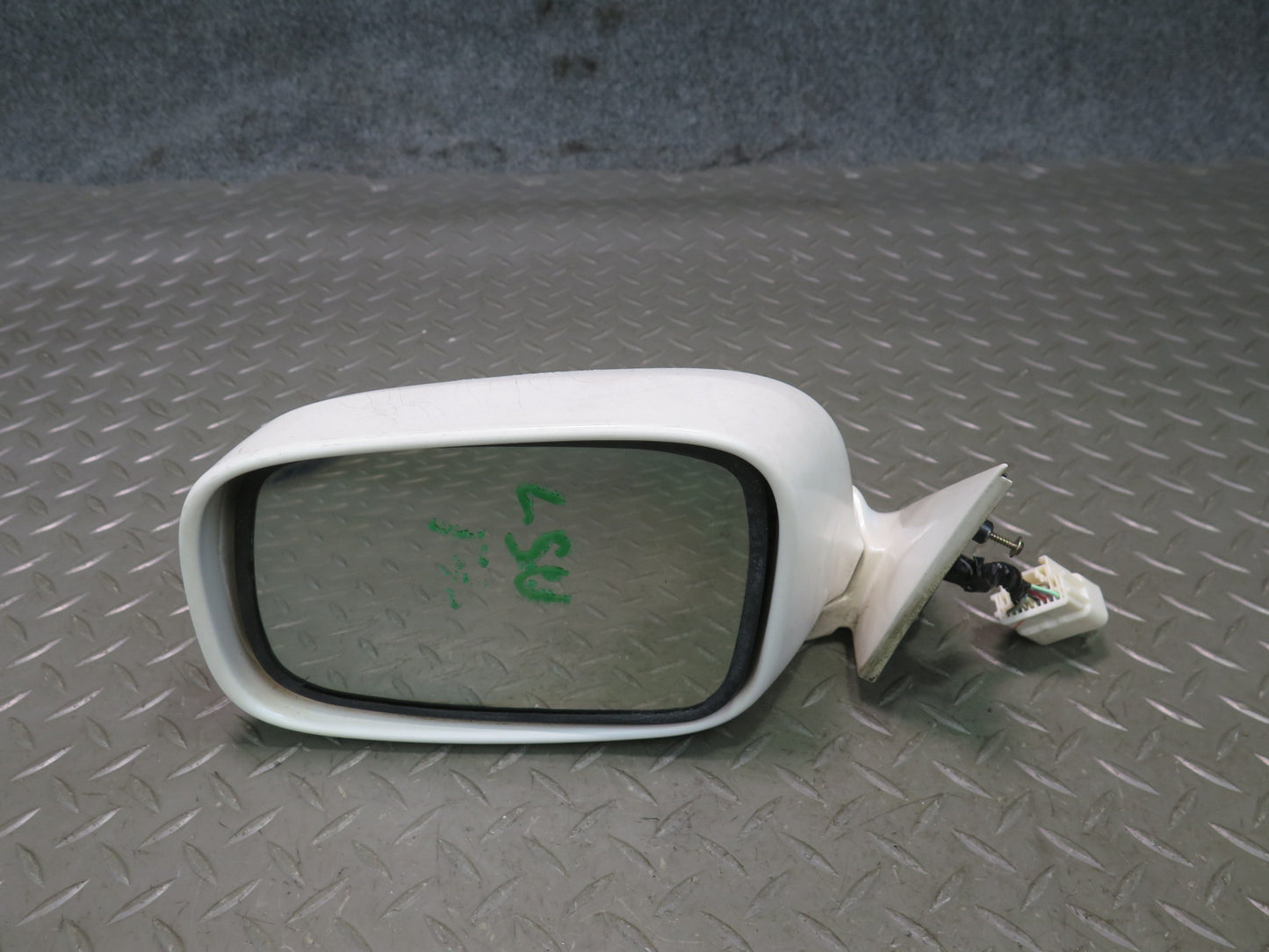 98-00 Lexus UCF20L LS400 Left Door Exterior Side View Heated Mirror White OEM