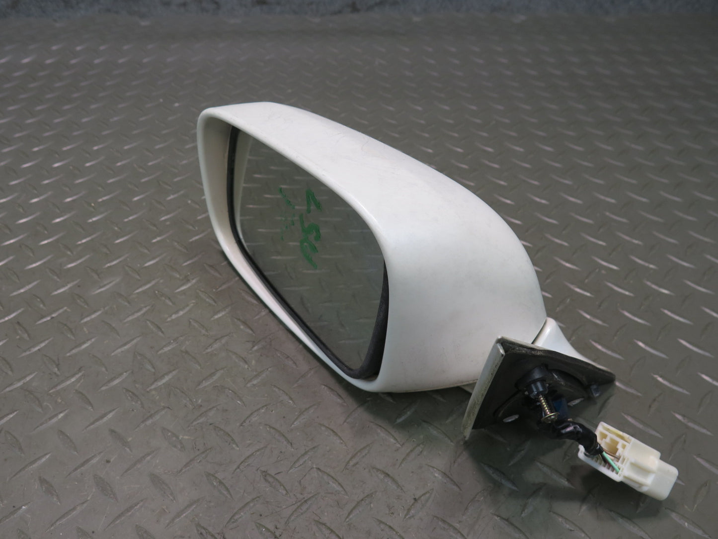 98-00 Lexus UCF20L LS400 Left Door Exterior Side View Heated Mirror White OEM