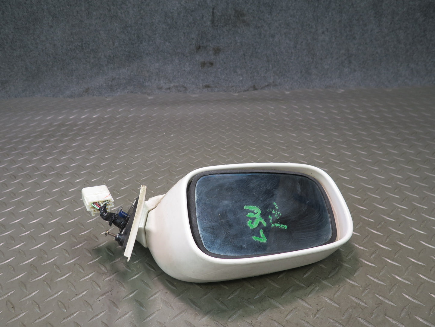 98-00 Lexus UCF20L LS400 Left Door Exterior Side View Heated Mirror White OEM
