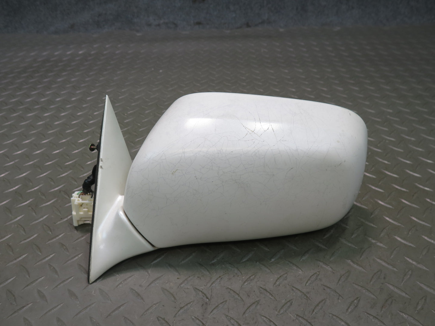 98-00 Lexus UCF20L LS400 Left Door Exterior Side View Heated Mirror White OEM