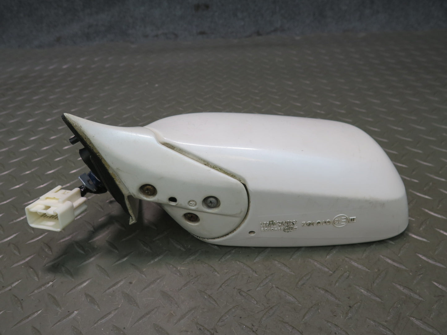 98-00 Lexus UCF20L LS400 Left Door Exterior Side View Heated Mirror White OEM