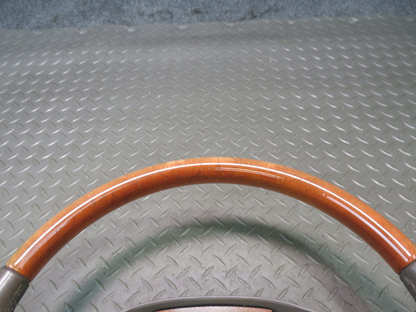 98-00 Lexus UCF20L LS400 Leather Wood Steering Brown w Cruise Control Switch OEM