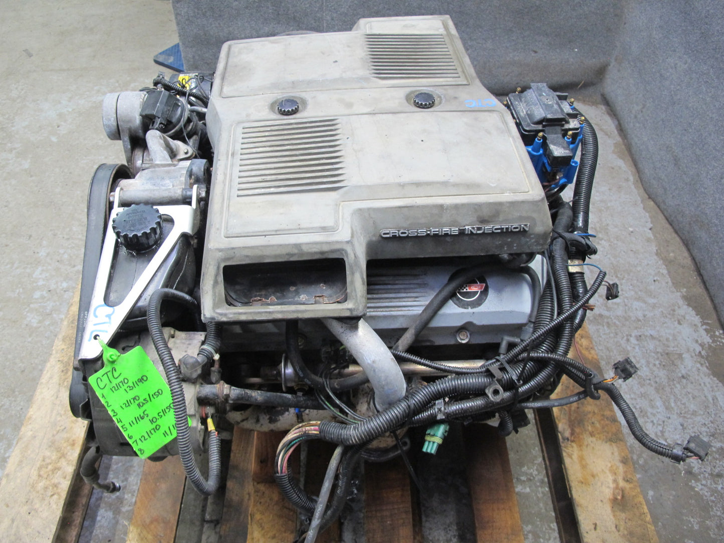 1984 Chevrolet Corvette C4 5.7L V8 L83 VIN 8 8th Complete Engine Motor 121K Mile