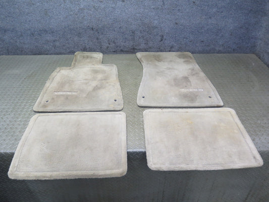 98-00 Lexus UCF20 LS400 Set of 4 Front & Rear Carpet Floor MAT Gray OEM