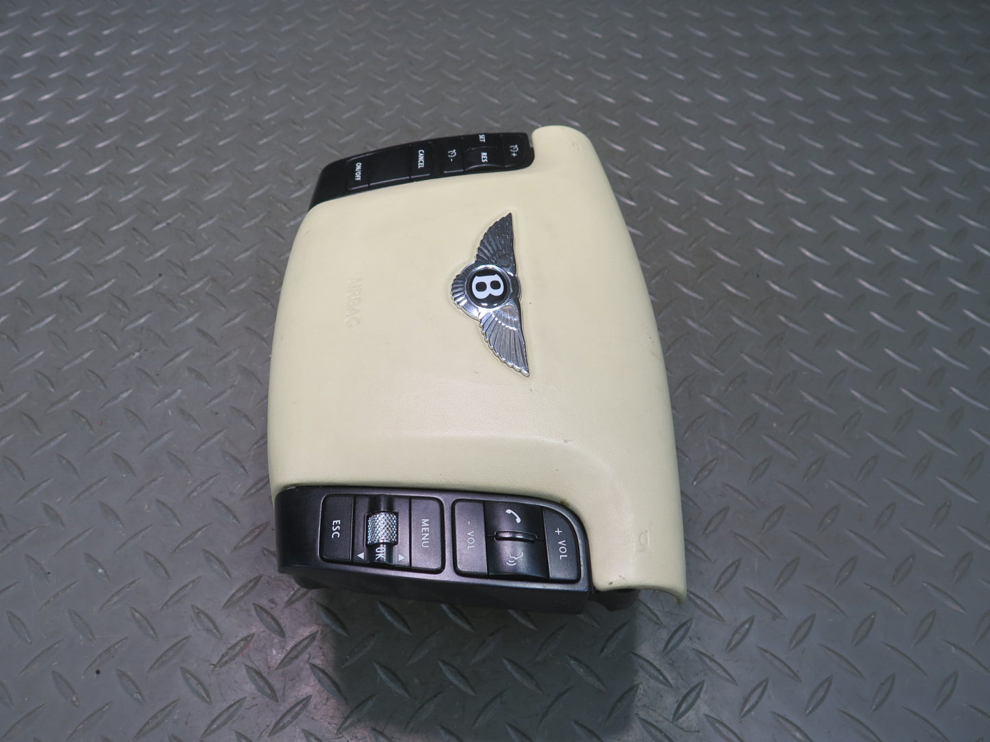 06-12 BENTLEY CONTINENTAL FLYING SPUR FRONT LEFT DRIVER SIDE STEERING WHEEL SRS AIRBAG OEM