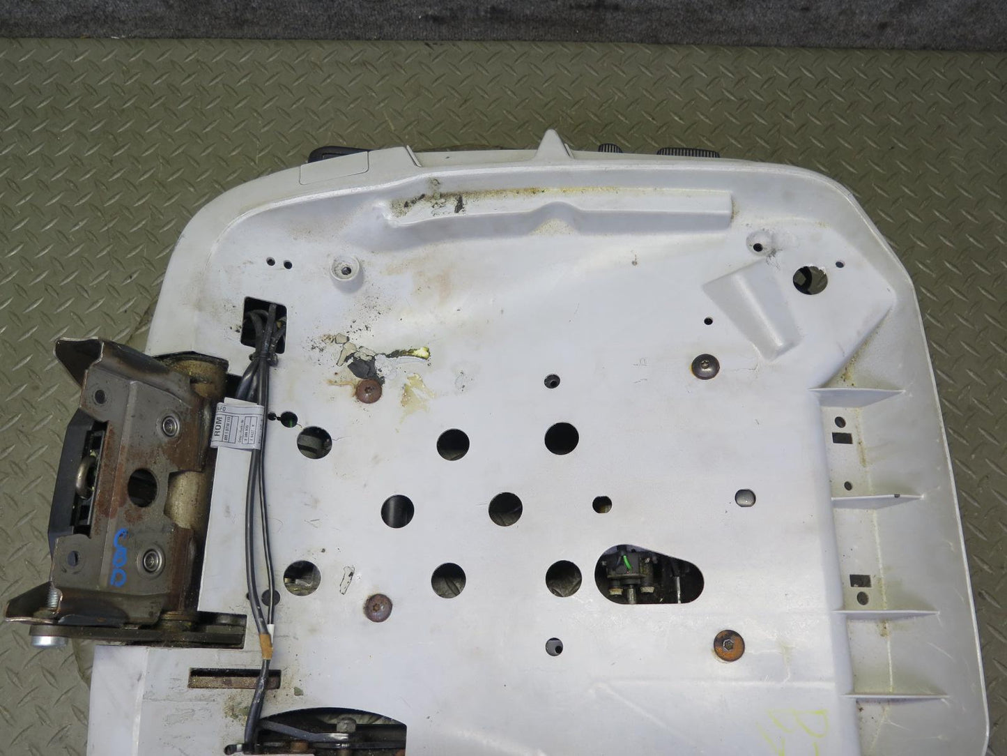 96-98 BMW E36 328iC Convertible Front Left Seat Lower Frame Track Rail Motor OEM