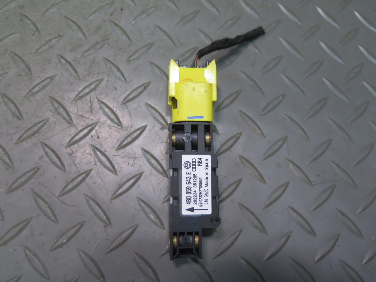 06-12 BENTLEY CONTINENTAL FLYING SPUR LEFT & RIGHT SIDE SRS AIRBAG IMPACT SENSOR 6PCS OEM