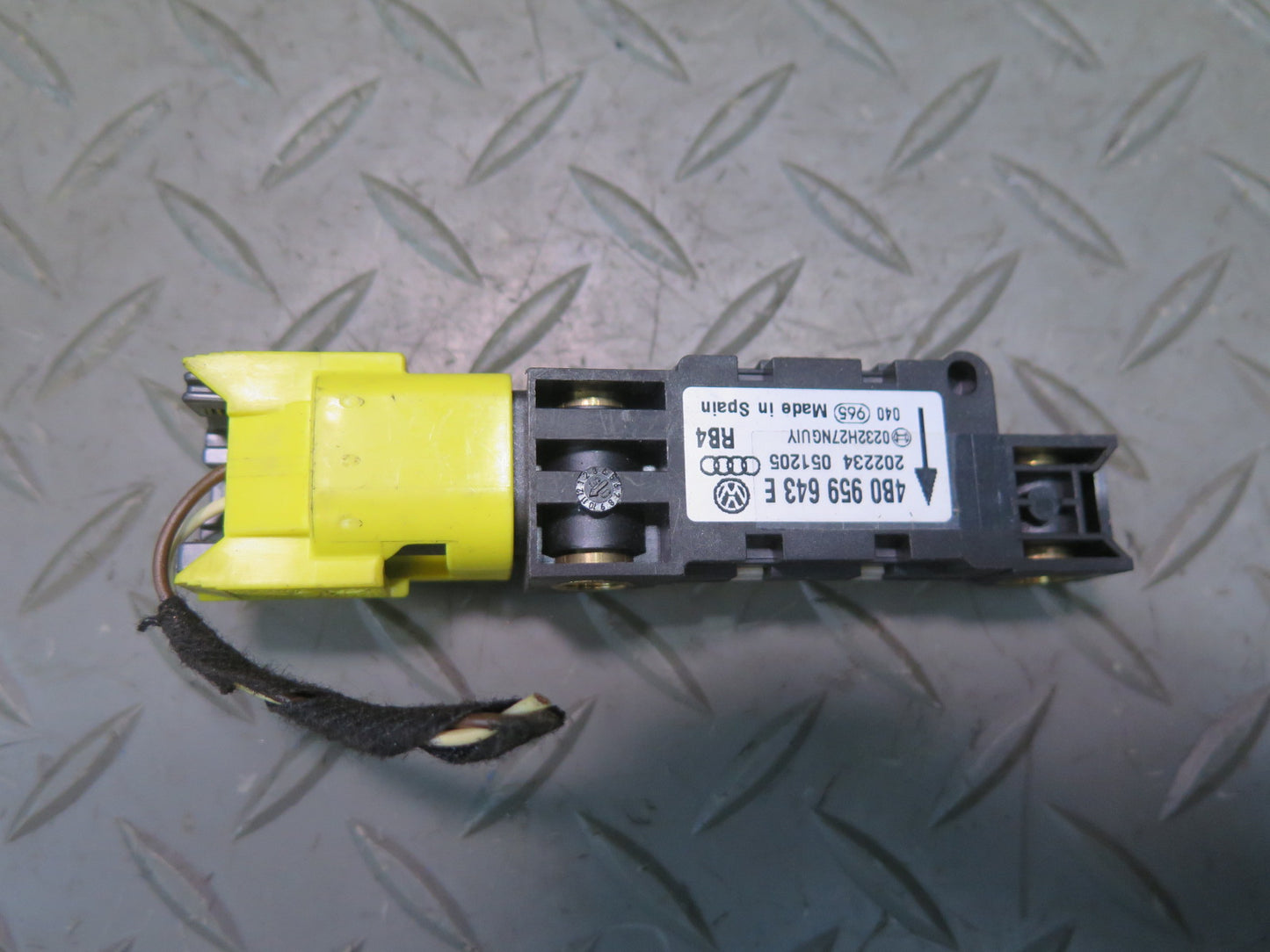 06-12 BENTLEY CONTINENTAL FLYING SPUR LEFT & RIGHT SIDE SRS AIRBAG IMPACT SENSOR 6PCS OEM