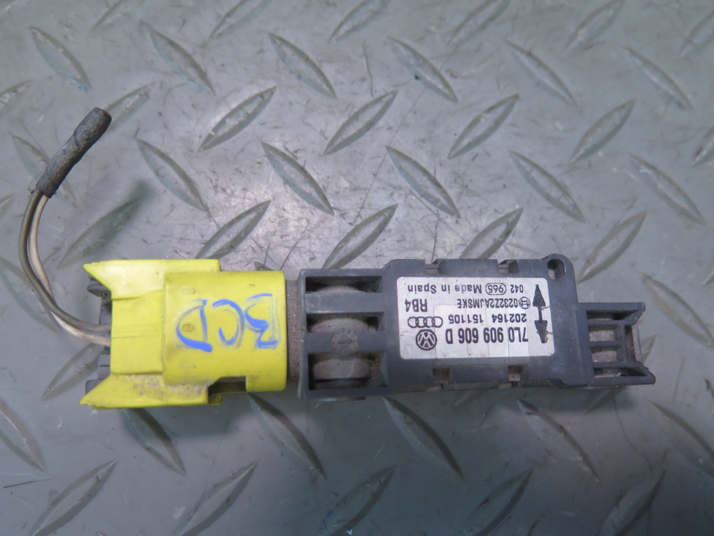06-12 BENTLEY CONTINENTAL FLYING SPUR LEFT & RIGHT SIDE SRS AIRBAG IMPACT SENSOR 6PCS OEM