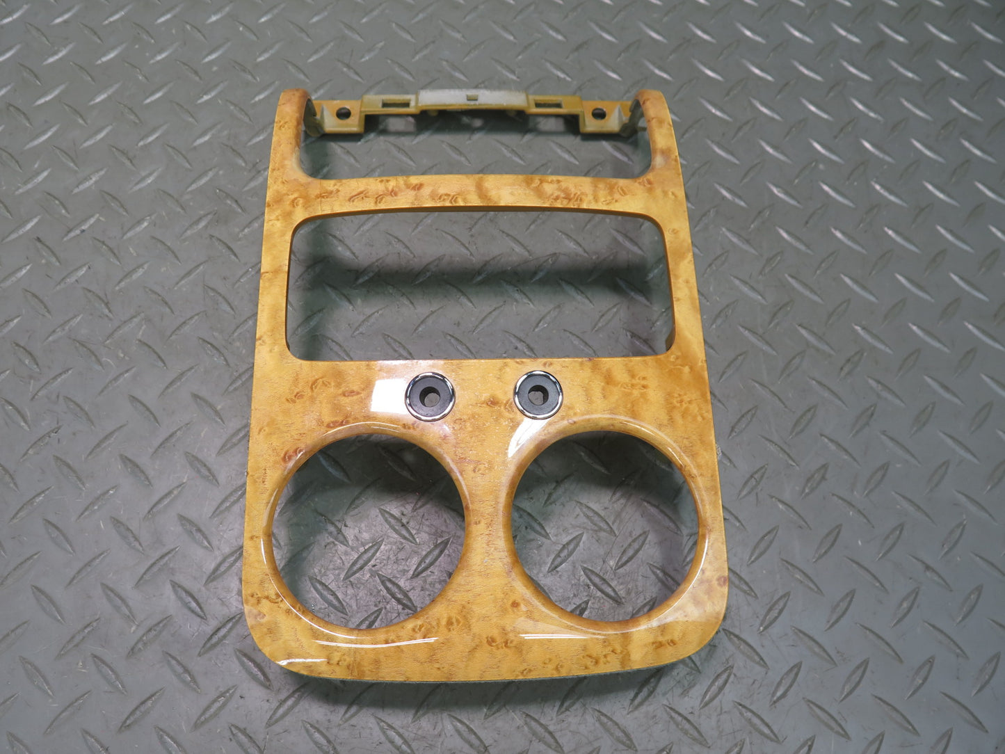2006-2012 Bentley Flying Spur Center Console Rear A/C Vent Trim Bezel Wood