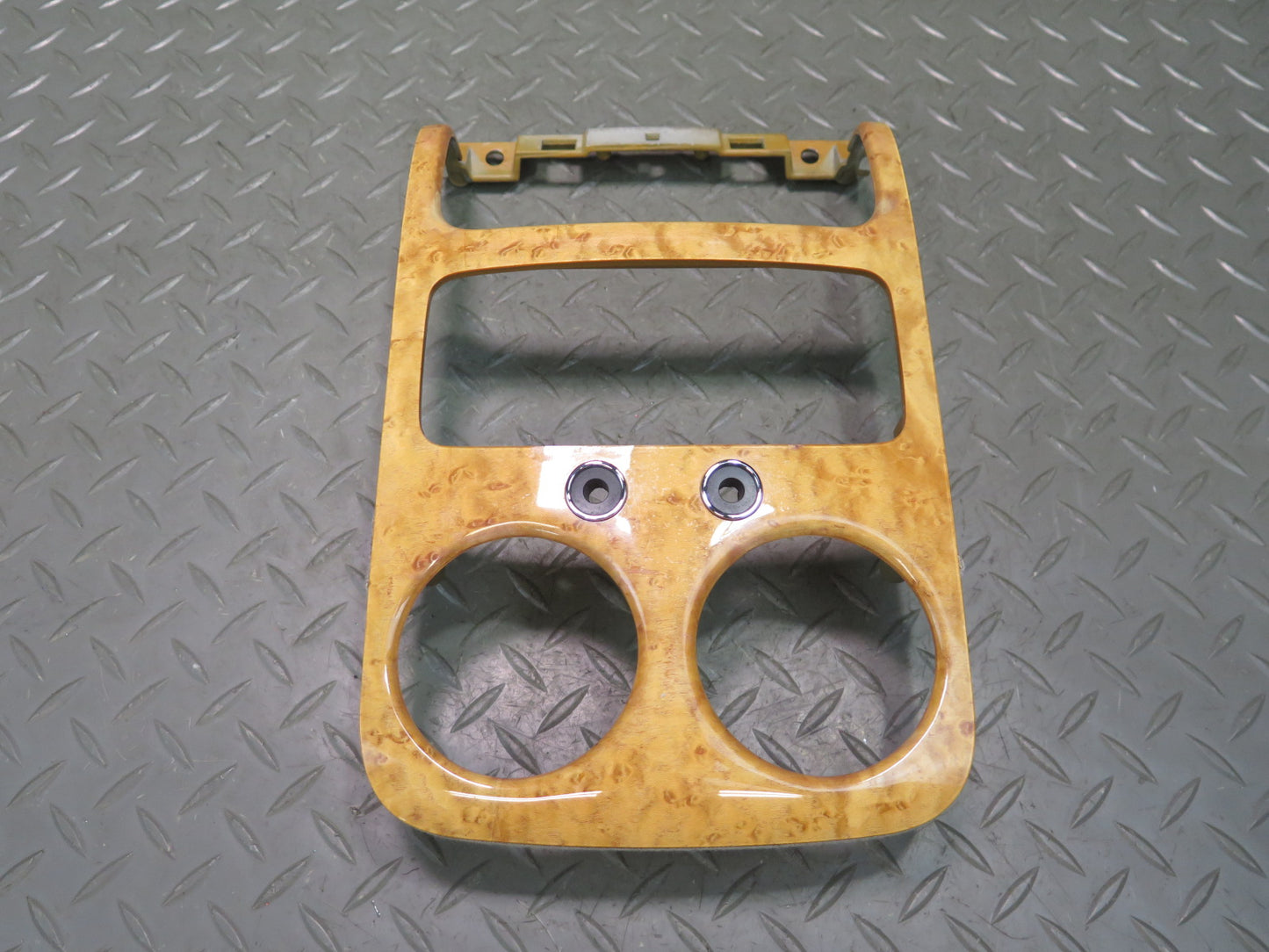 2006-2012 Bentley Flying Spur Center Console Rear A/C Vent Trim Bezel Wood