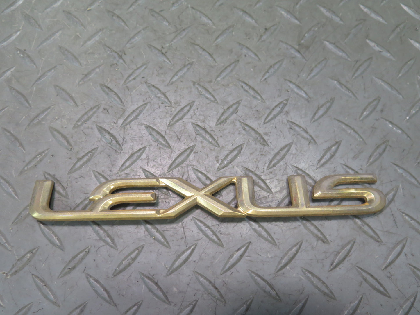 95-00 Lexus UCF20L LS400 Rear Trunk Lid Badge Emblem Logo Gold Set OEM