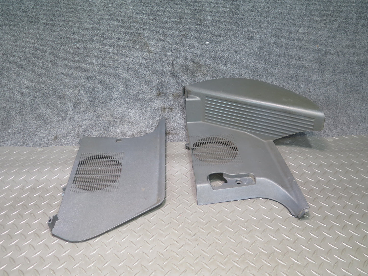 96-99 BMW E36 328IC Convertible Left Right Kick Trim Panel Speaker Cover Set OEM