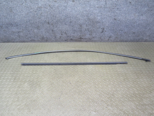 2014-2020 Infiniti QX60 Front Left Door Window Chrome Trim Molding Set of 2