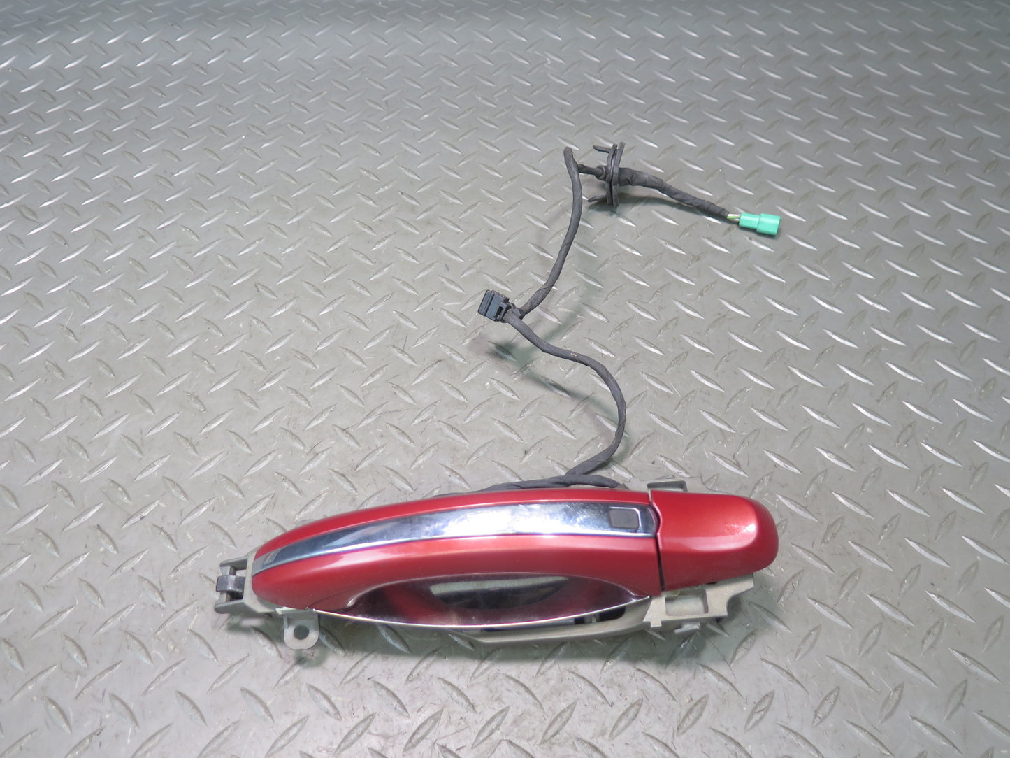 2006-2012 Bentley Flying Spur Rear Right Pass Side Exterior Door Handle RED