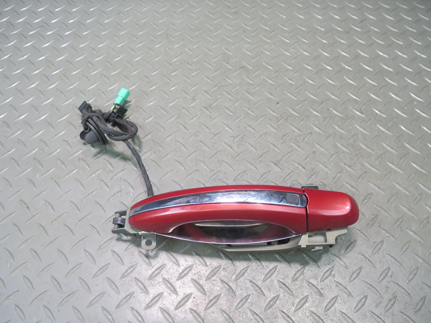 2006-2012 Bentley Flying Spur Rear Right Pass Side Exterior Door Handle RED