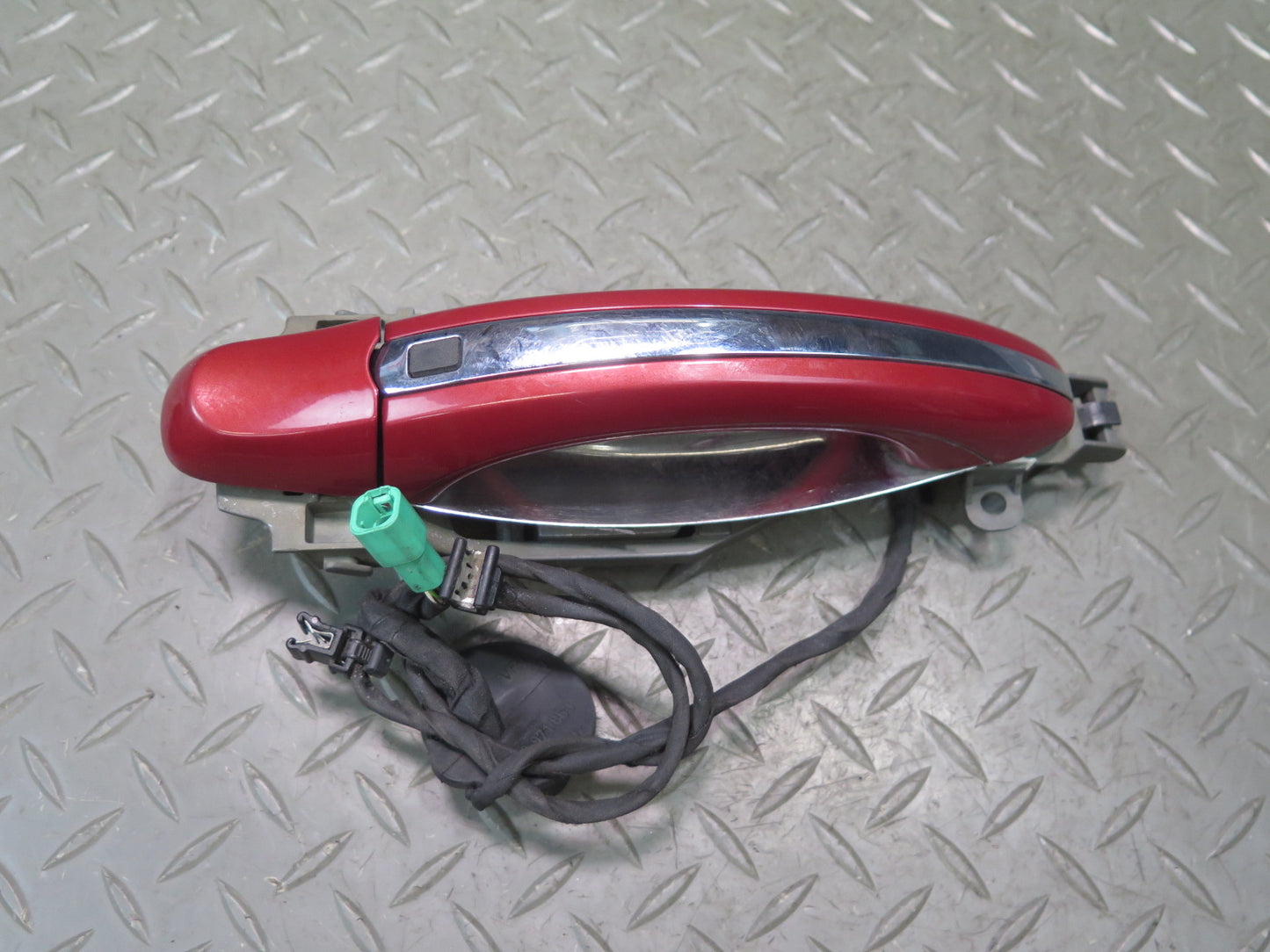 2006-2012 Bentley Flying Spur Rear Right Pass Side Exterior Door Handle RED