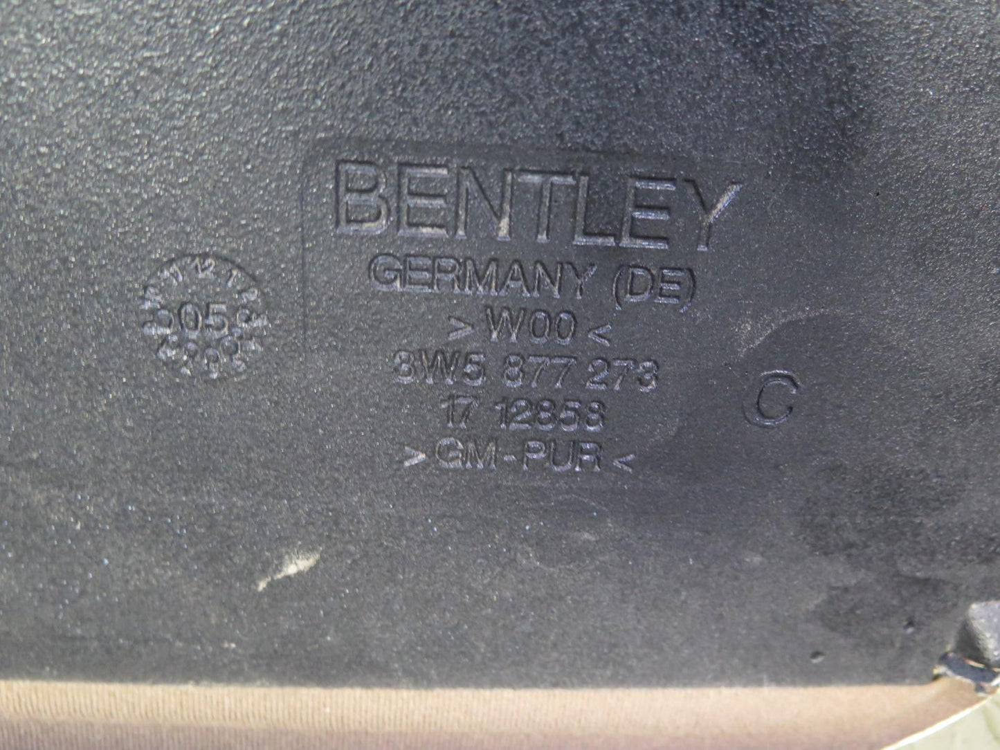 2006-2012 Bentley Flying Spur Front Upper Sunroof Shade Cover