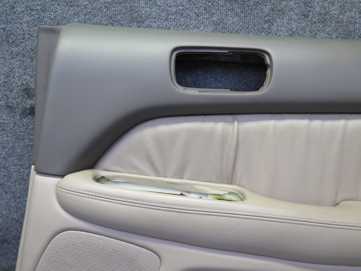 98-00 Lexus UCF20L LS400 Set of 2 Rear Door Interior Trim Cover Panel Ivory OEM