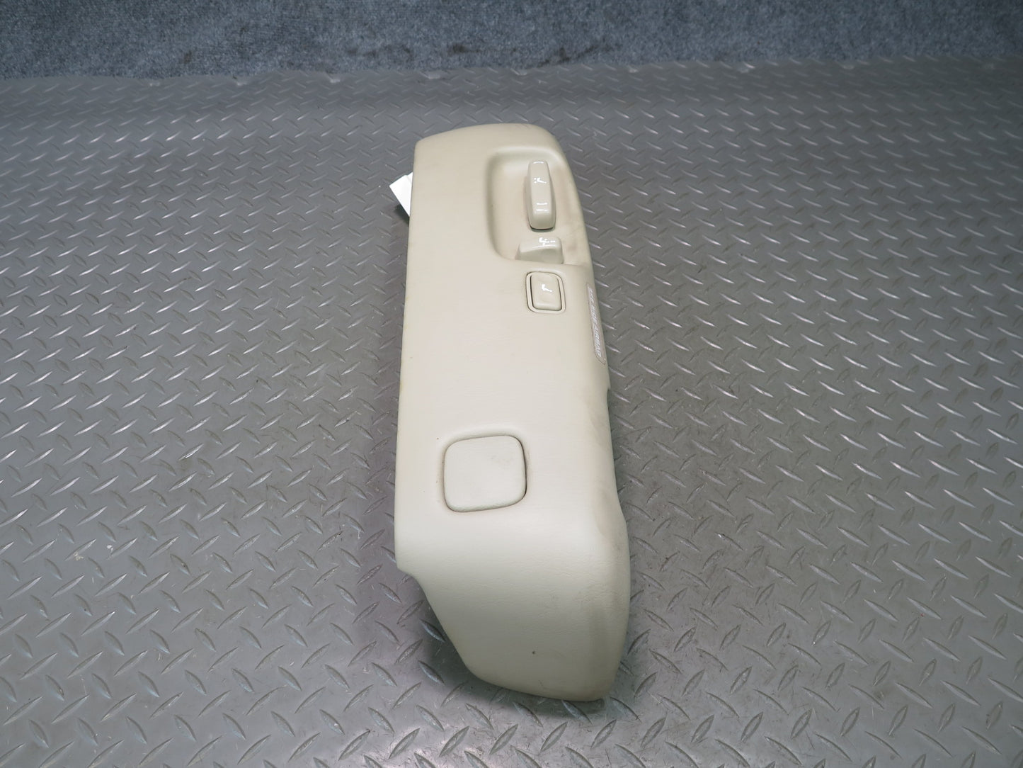 98-00 Lexus UCF20L LS400 Front Left Seat Adjust Trim Cover  w Switch Ivory OEM