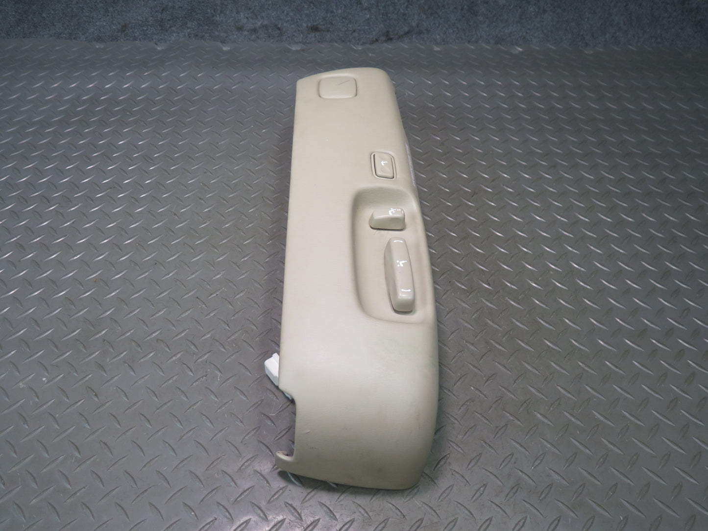 98-00 Lexus UCF20L LS400 Front Right Seat Adjust Trim Cover  w Switch Ivory OEM
