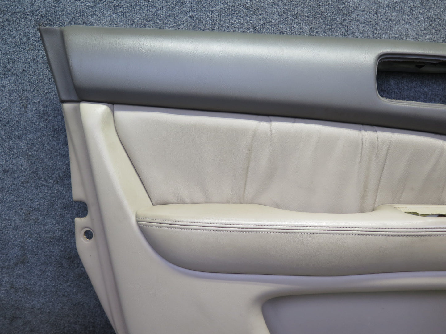 98-00 Lexus UCF20L LS400 Set of 2 Front Door Interior Trim Cover Panel Ivory OEM