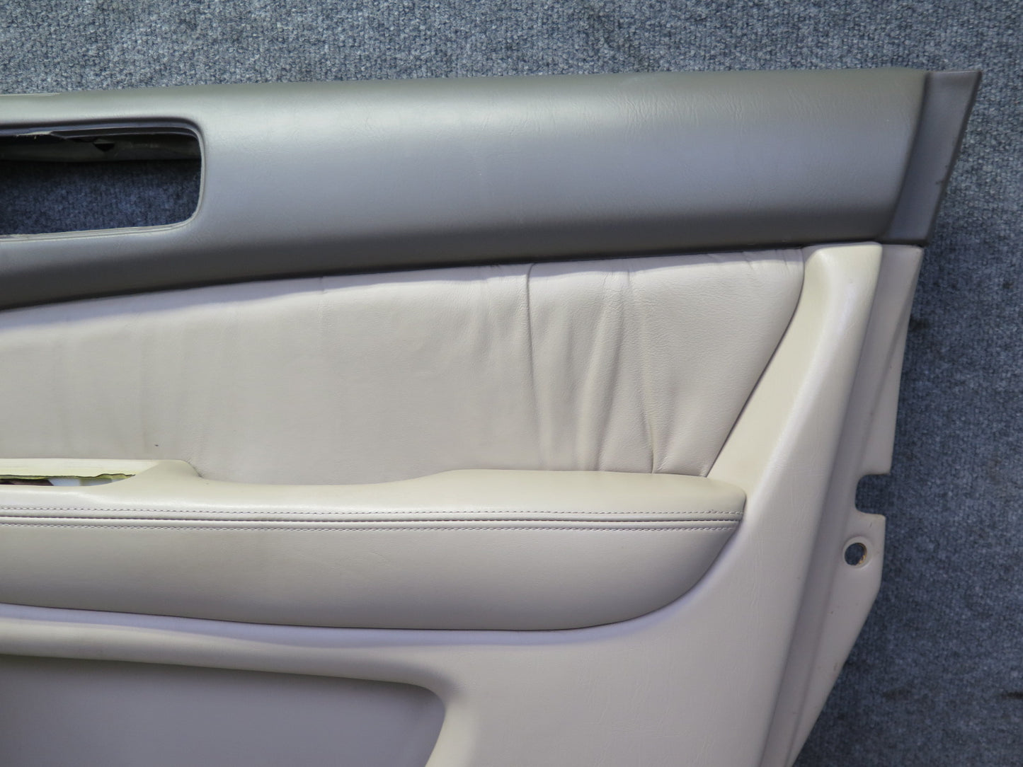98-00 Lexus UCF20L LS400 Set of 2 Front Door Interior Trim Cover Panel Ivory OEM