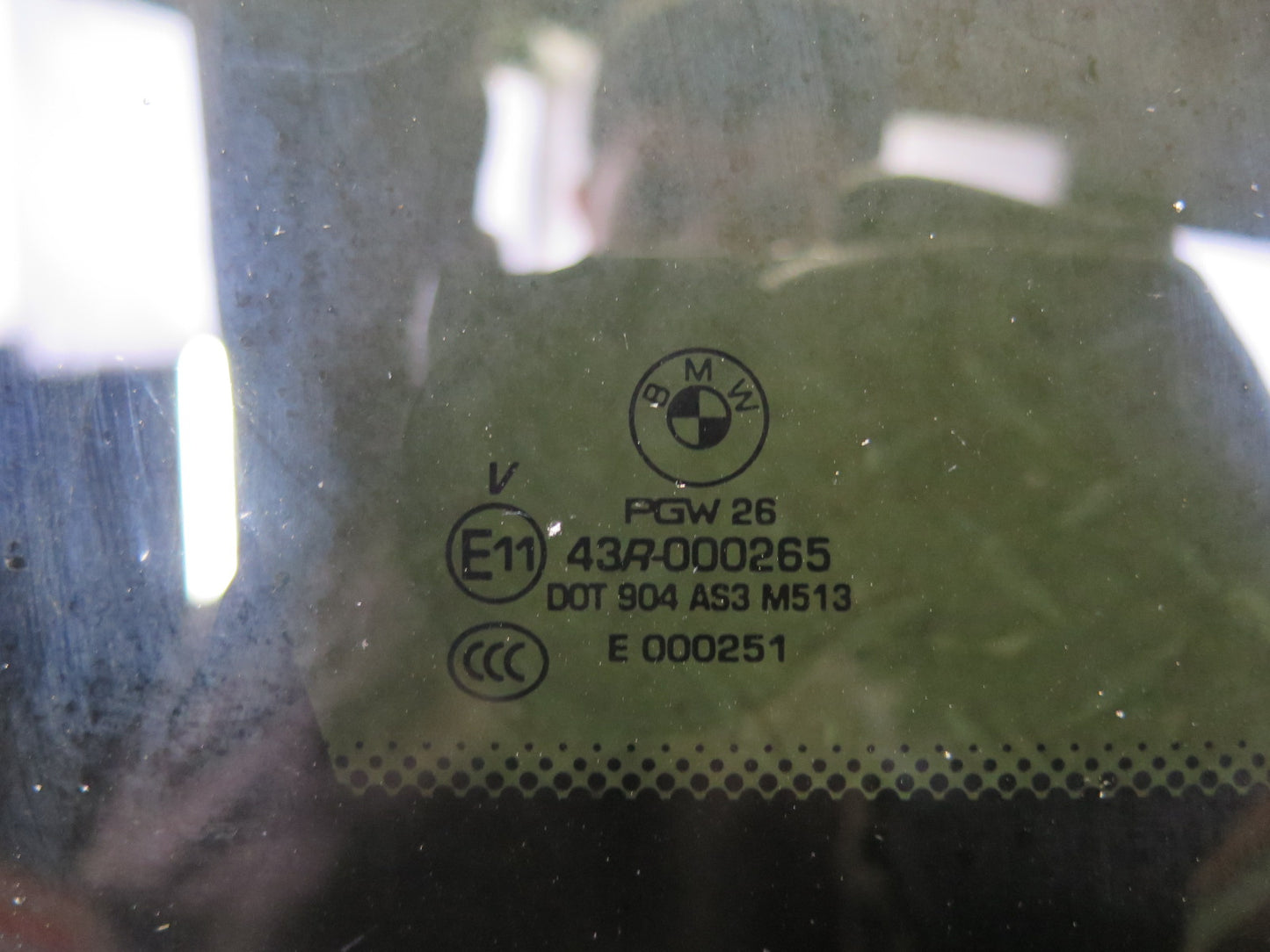2014-2018 BMW F15 X5 Rear Left Quarter Glass Window