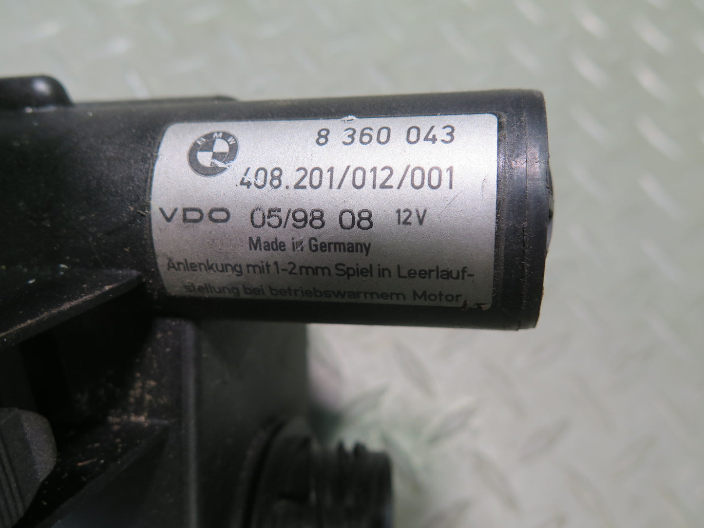 96-99 BMW E36 328ic Cruise Control Actuator Motor w Cable 8360043 OEM