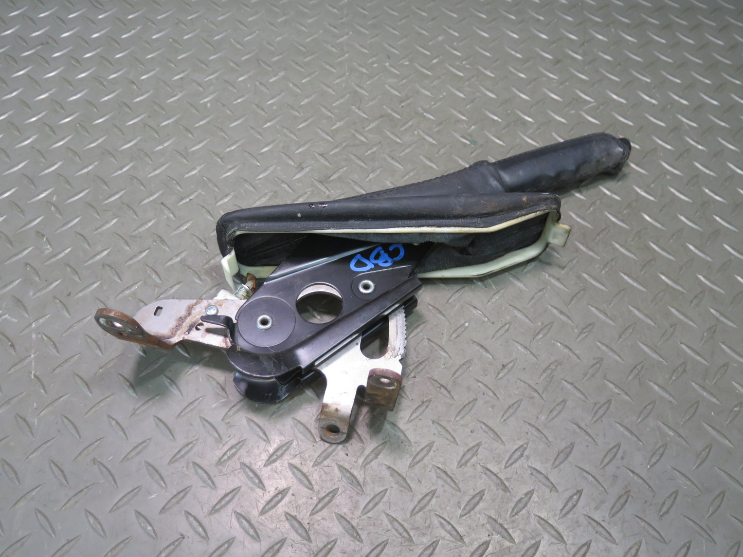 94-99 BMW E36 328ic 325ic Emergency Parking Brake Handle w Boot Black OEM