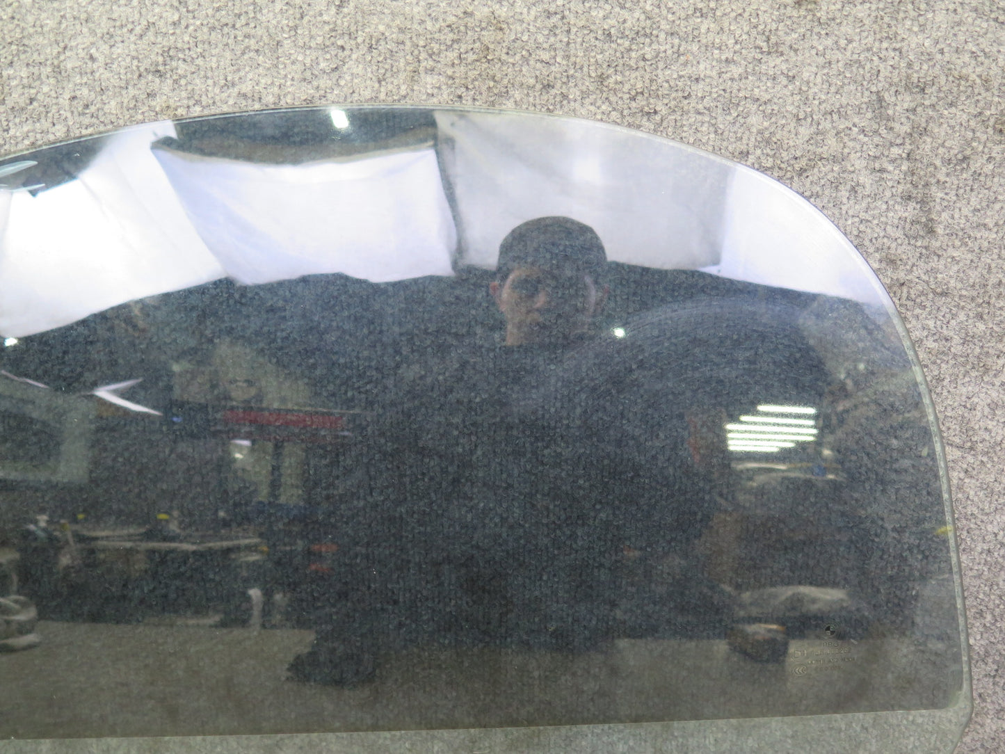 03-08 BMW E85 Z4 Front Left Driver Door Window Glass Tinted OEM