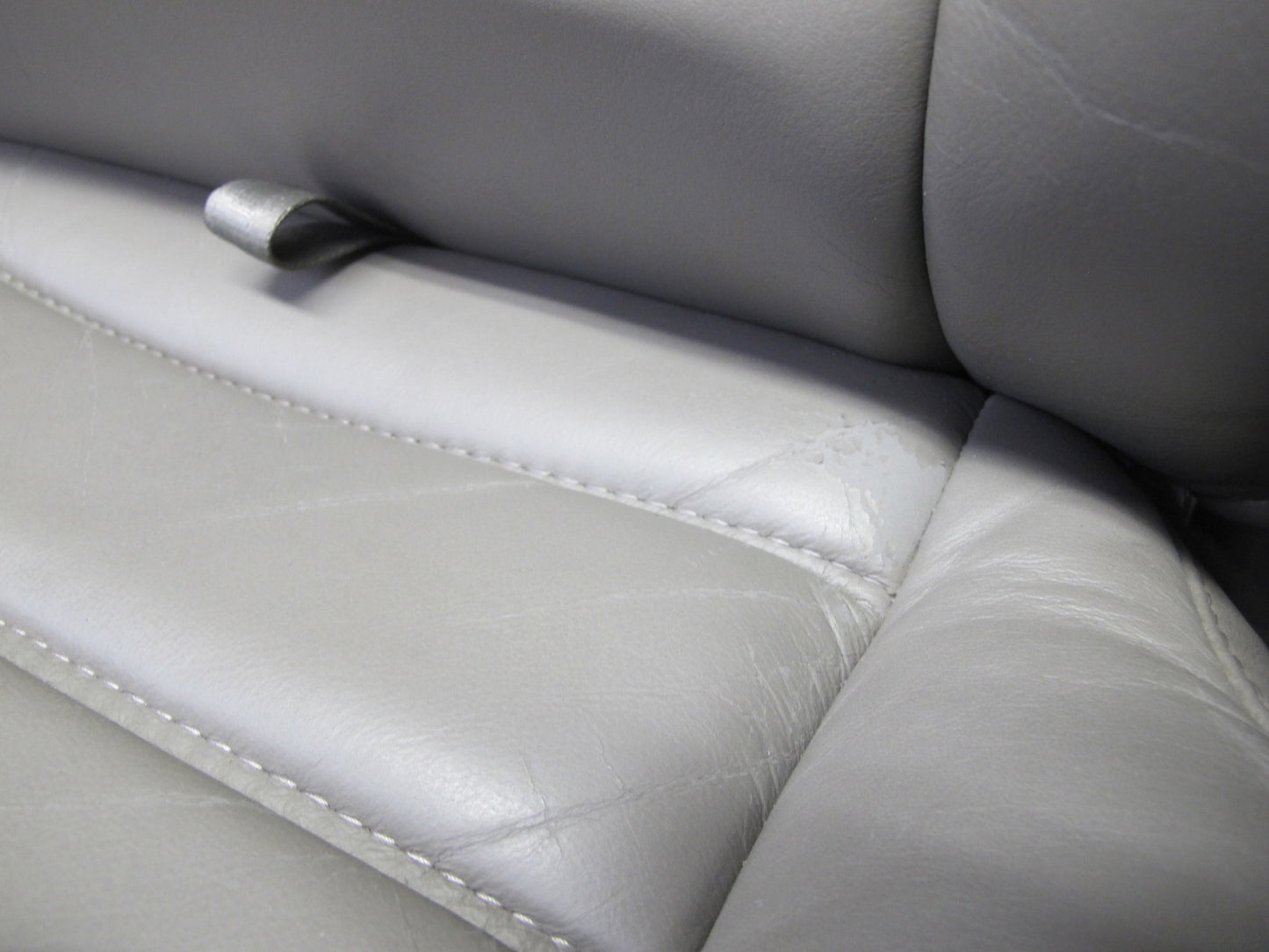2005-2007 Hummer H2 Rear 2ND ROW Left & Right Leather Seat Wheat Set of 2