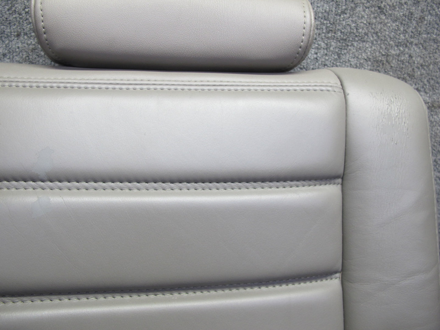 2005-2007 Hummer H2 Rear 2ND ROW Left & Right Leather Seat Wheat Set of 2