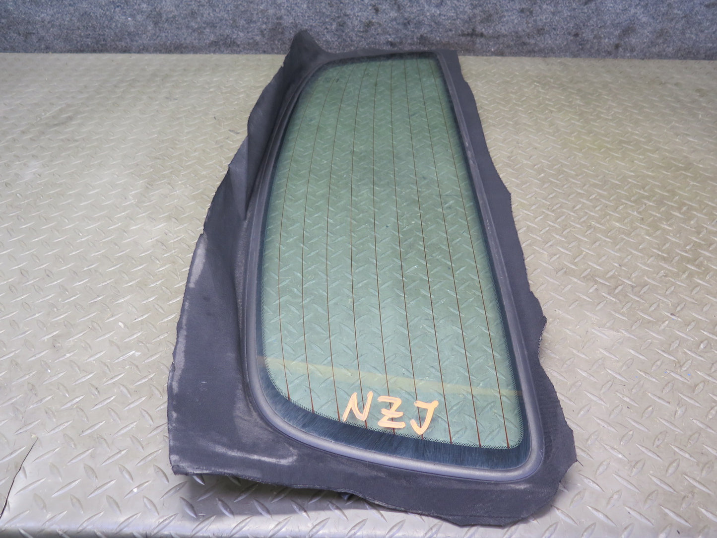 10-19 Nissan 370Z Z34 Convertible Rear Heated Windshield Glass Window OEM