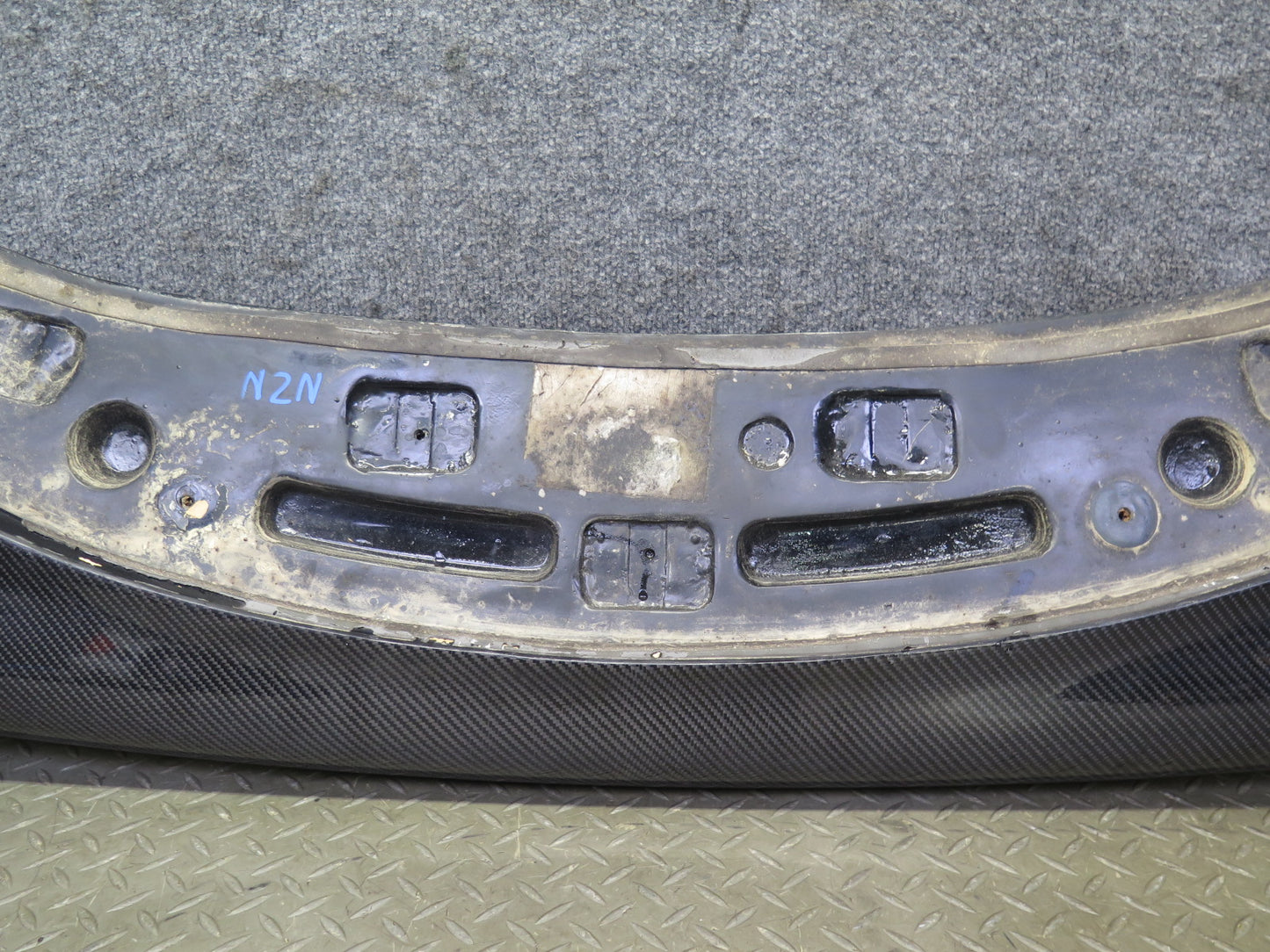 09-20 Nissan 370Z Z34 Coupe Rear Carbon Spoiler Wing