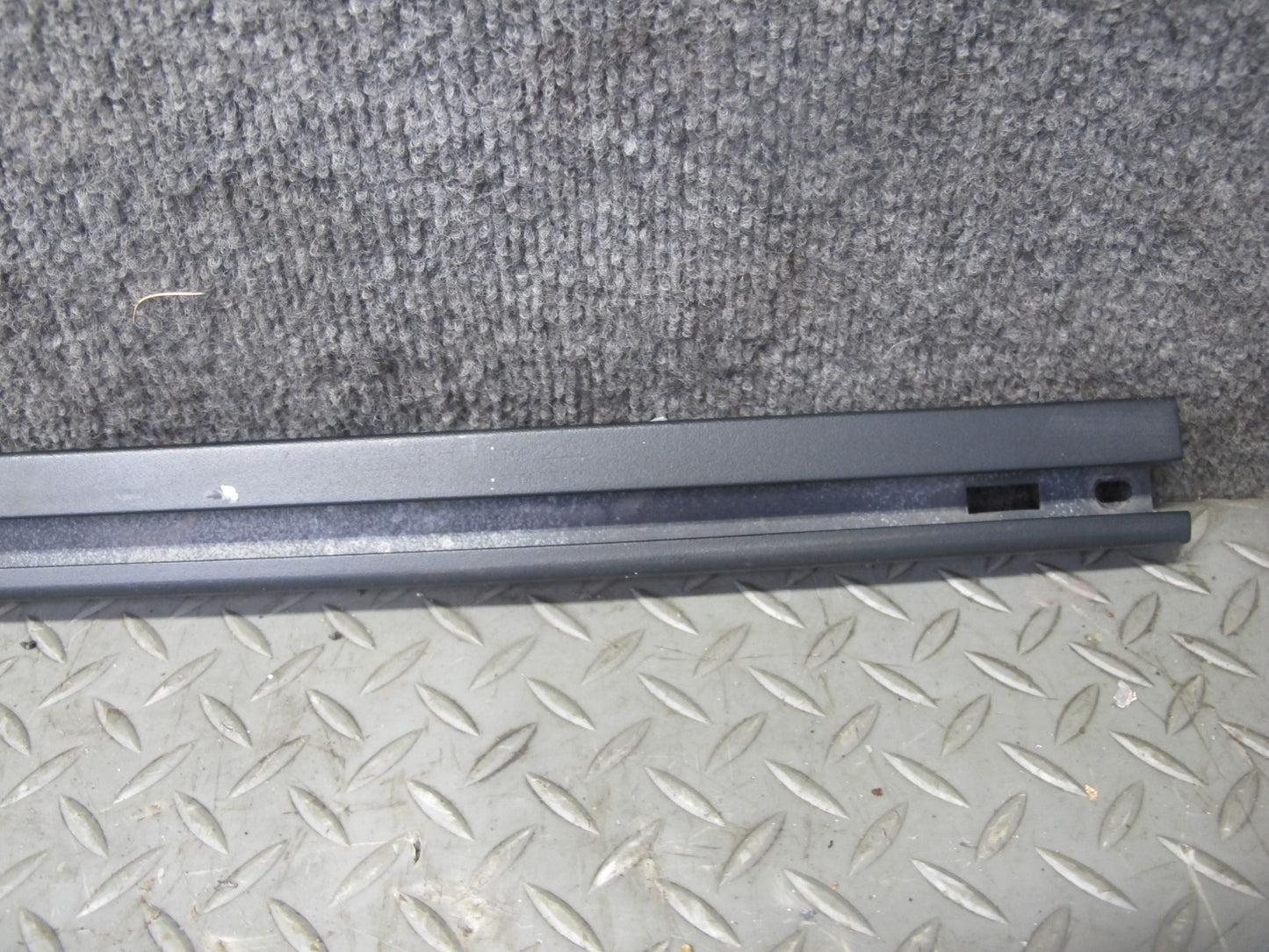 2003-2009 Hummer H2 Left & Right Roof Rail Track Luggage Bracket Molding Set