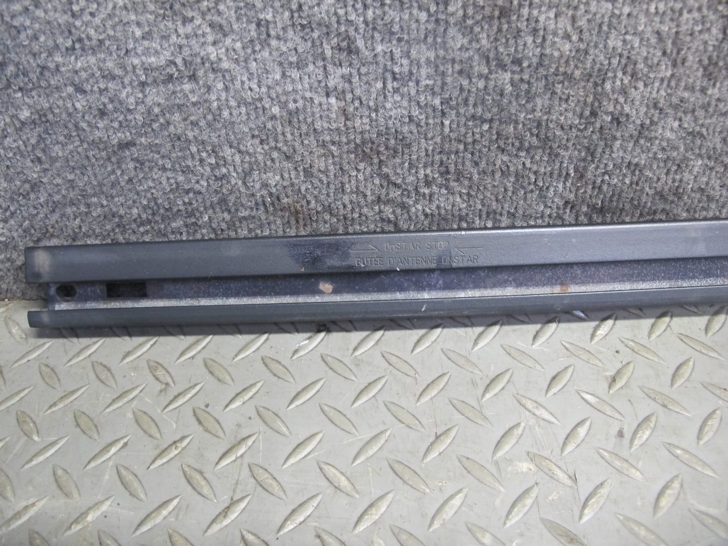2003-2009 Hummer H2 Left & Right Roof Rail Track Luggage Bracket Molding Set