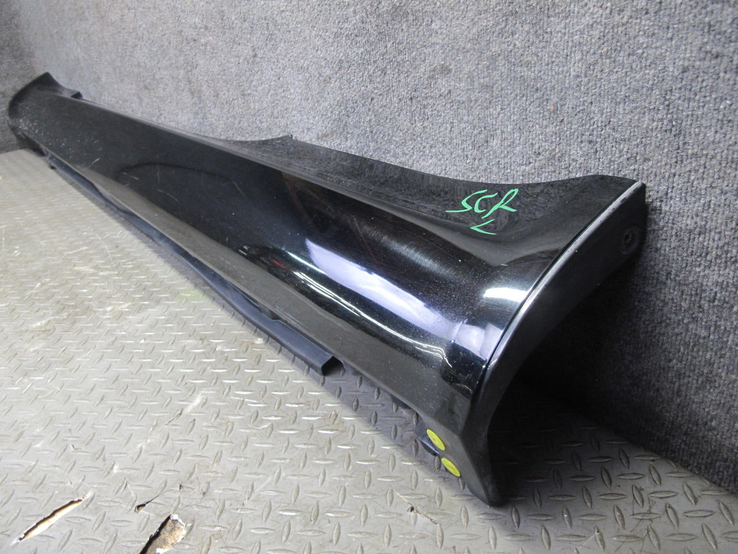 02-05 Lexus SC430 UZZ40L Set of 2 Left & Right Side Skirt Rocker Panel Black OEM