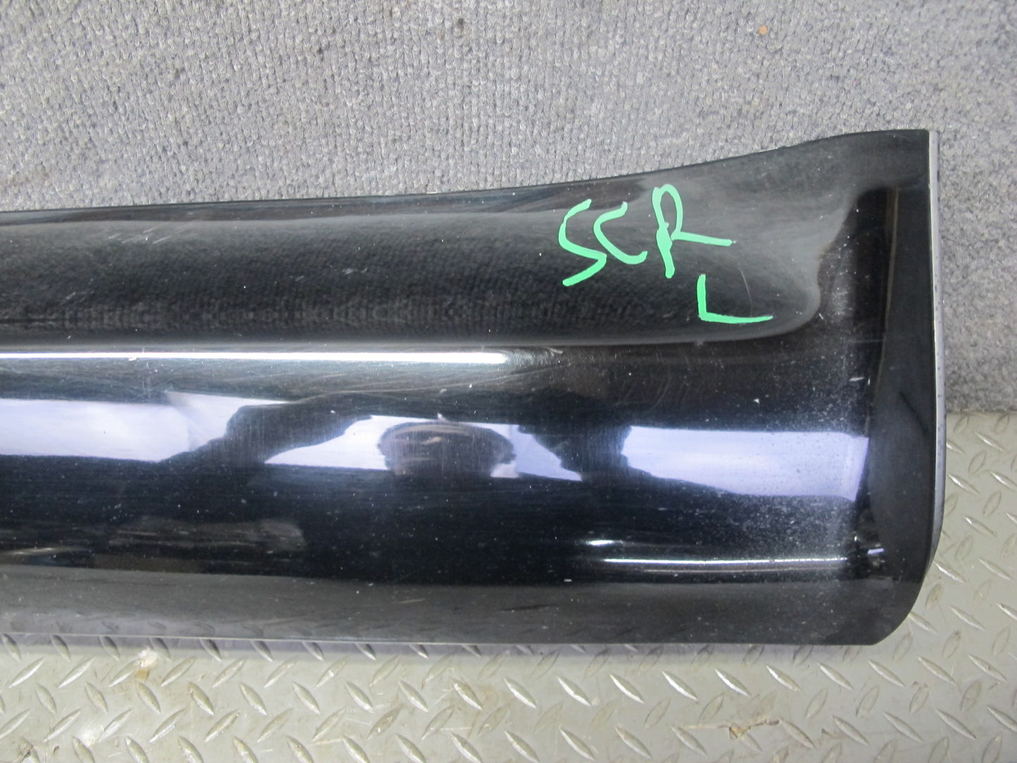 02-05 Lexus SC430 UZZ40L Set of 2 Left & Right Side Skirt Rocker Panel Black OEM